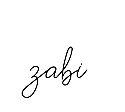 Handwritten Signature for Zabi - Style 145 Online