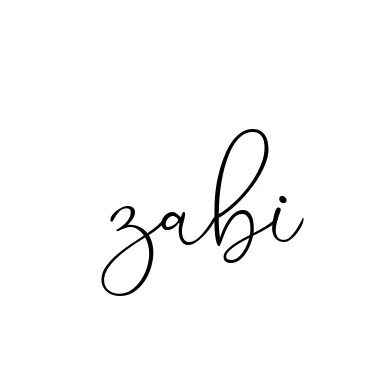 Handwritten Signature for Zabi - Style 147 Online