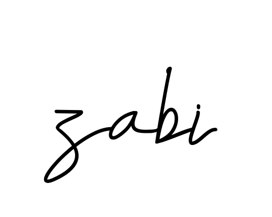 Handwritten Signature for Zabi - Style 155 Online