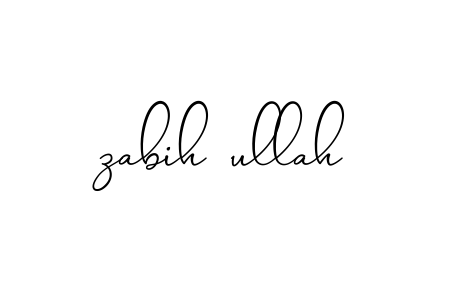 Zabih-ullah signature