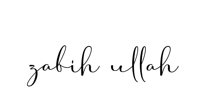 Zabih-ullah signature