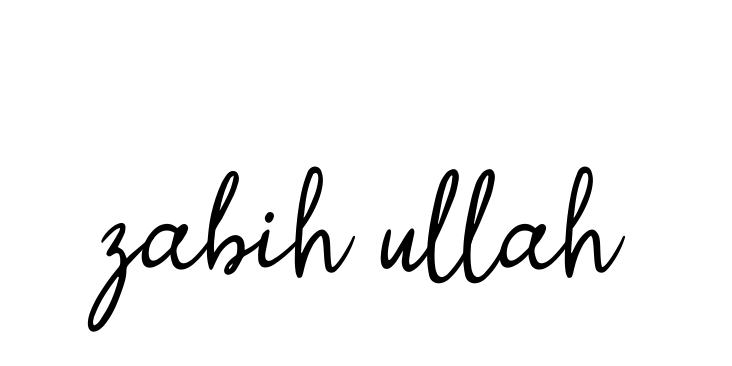 Zabih-ullah signature