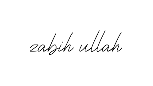Zabih-ullah signature