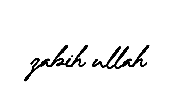 Zabih-ullah signature