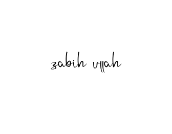 Zabih-ullah signature