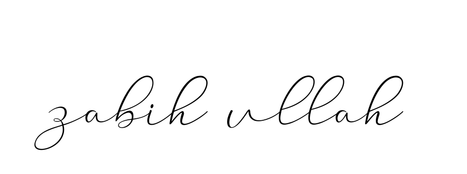 Zabih-ullah signature