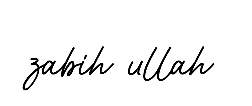 Zabih-ullah signature