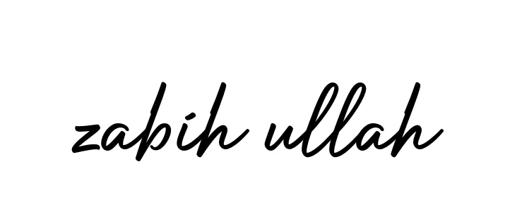 Zabih-ullah signature
