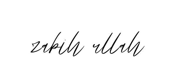 Zabih-ullah signature