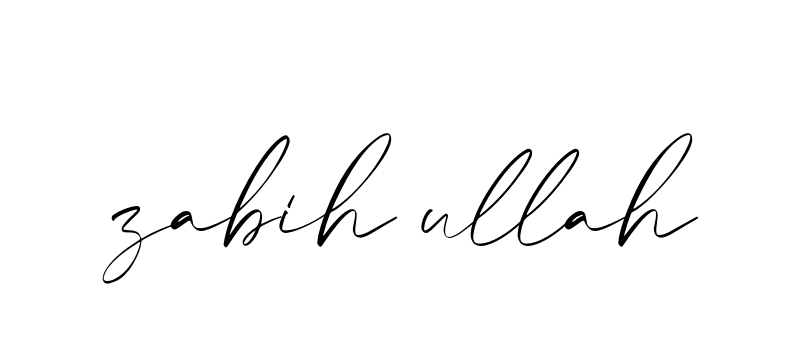 Zabih-ullah signature