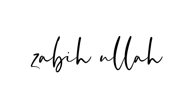 Zabih-ullah signature