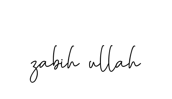 Zabih-ullah signature