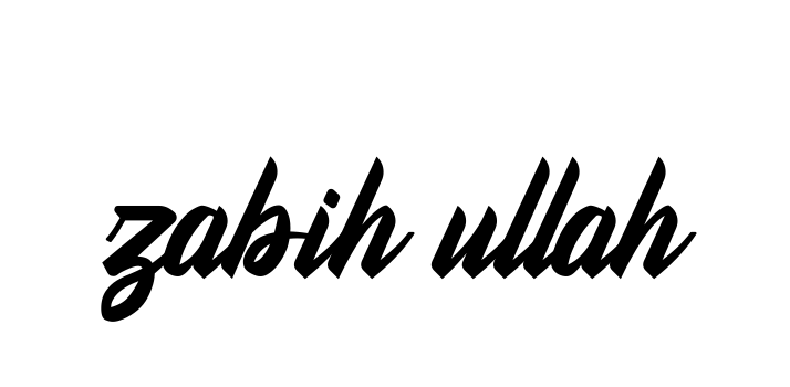 Zabih-ullah signature