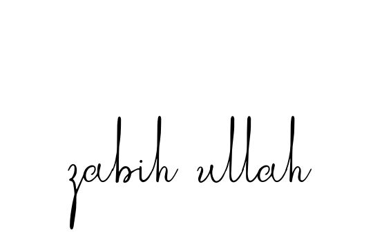 Zabih-ullah signature