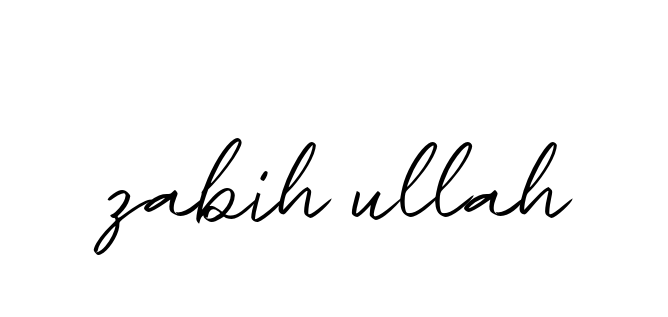 Zabih-ullah signature