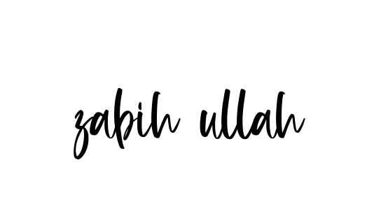 Zabih-ullah signature