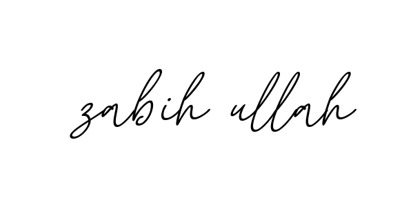 Zabih-ullah signature