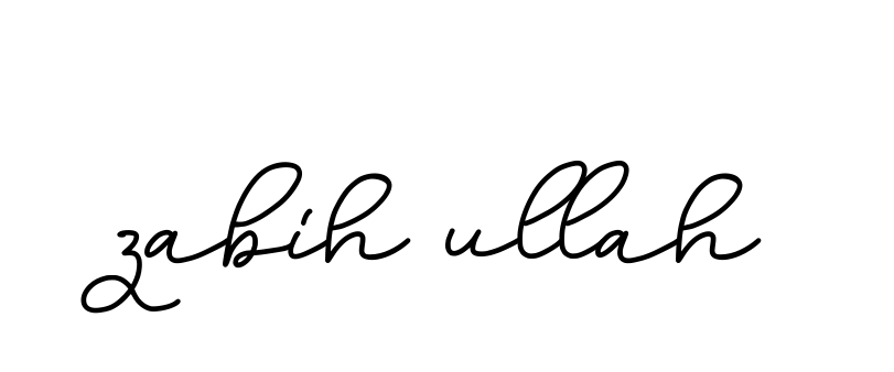 Zabih-ullah signature