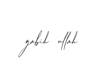 Zabih-ullah signature