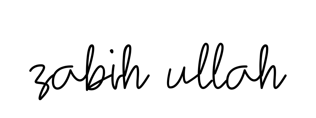 Zabih-ullah signature
