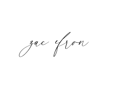 Handwritten Signature for Zac-efron - Style 134 Online