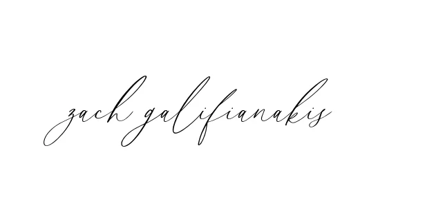 Handwritten Signature for Zach-galifianakis - Style 134 Online