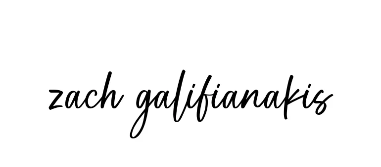 Handwritten Signature for Zach-galifianakis - Style 142 Online