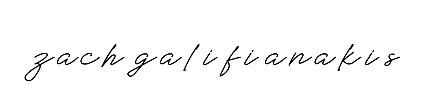 Handwritten Signature for Zach-galifianakis - Style 152 Online