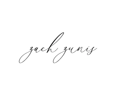 Handwritten Signature for Zach-zunis - Style 134 Online