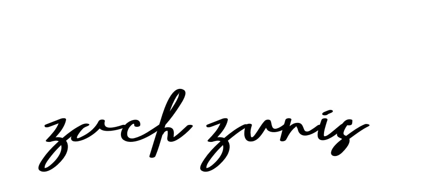 Handwritten Signature for Zach-zunis - Style 135 Online