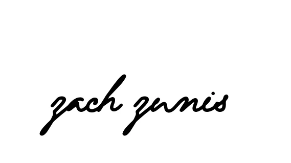 Handwritten Signature for Zach-zunis - Style 137 Online