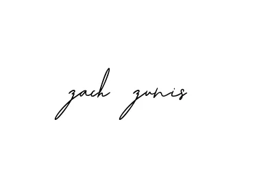Handwritten Signature for Zach-zunis - Style 139 Online