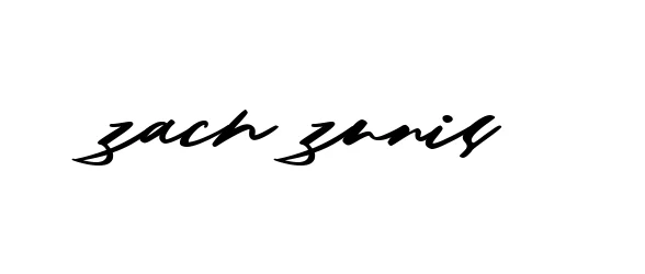 Handwritten Signature for Zach-zunis - Style 140 Online