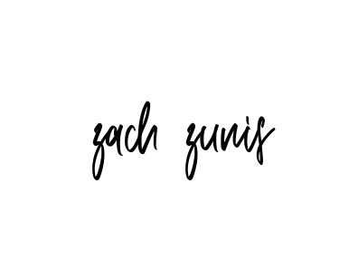 Handwritten Signature for Zach-zunis - Style 143 Online