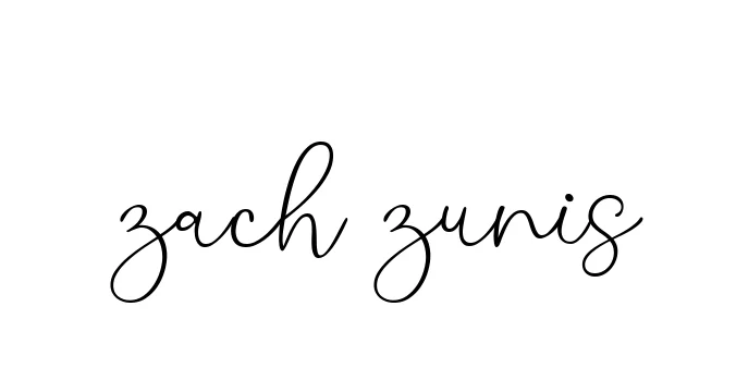 Handwritten Signature for Zach-zunis - Style 147 Online