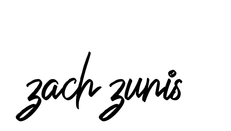 Handwritten Signature for Zach-zunis - Style 149 Online