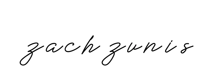 Handwritten Signature for Zach-zunis - Style 152 Online