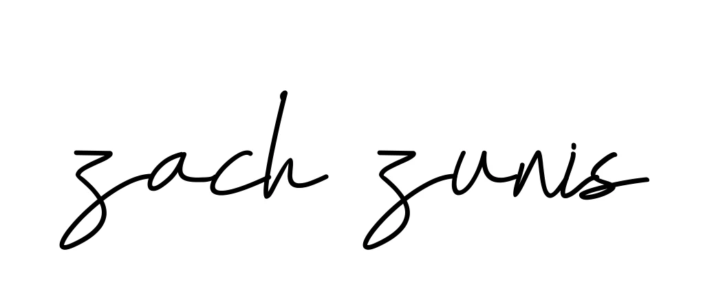 Handwritten Signature for Zach-zunis - Style 155 Online
