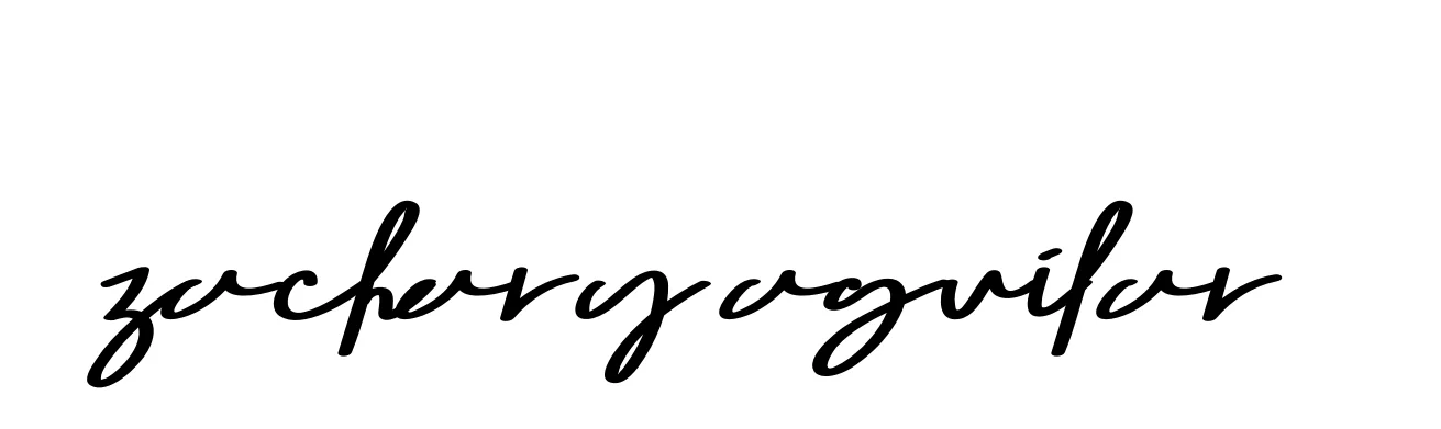 Handwritten Signature for Zachary-aguilar - Style 135 Online