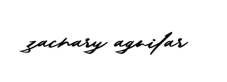 Handwritten Signature for Zachary-aguilar - Style 140 Online