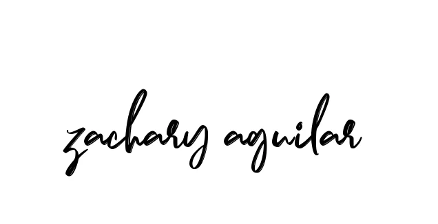 Handwritten Signature for Zachary-aguilar - Style 141 Online