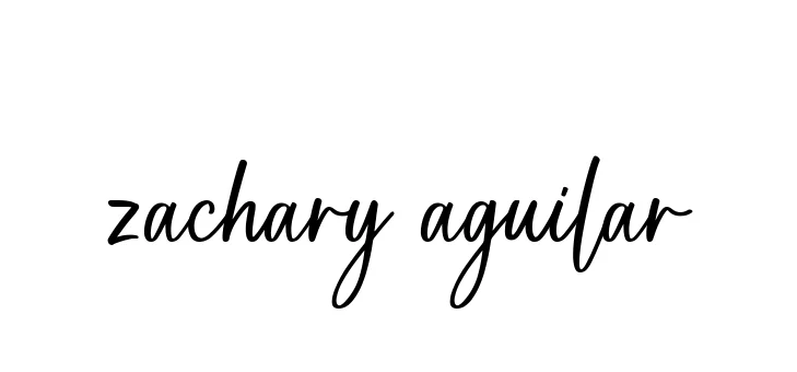 Handwritten Signature for Zachary-aguilar - Style 142 Online