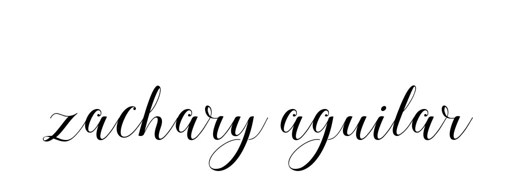 Handwritten Signature for Zachary-aguilar - Style 144 Online