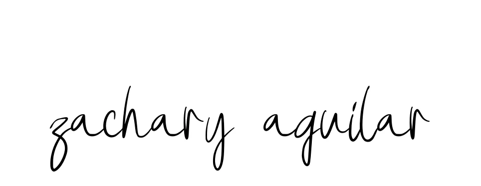 Handwritten Signature for Zachary-aguilar - Style 146 Online