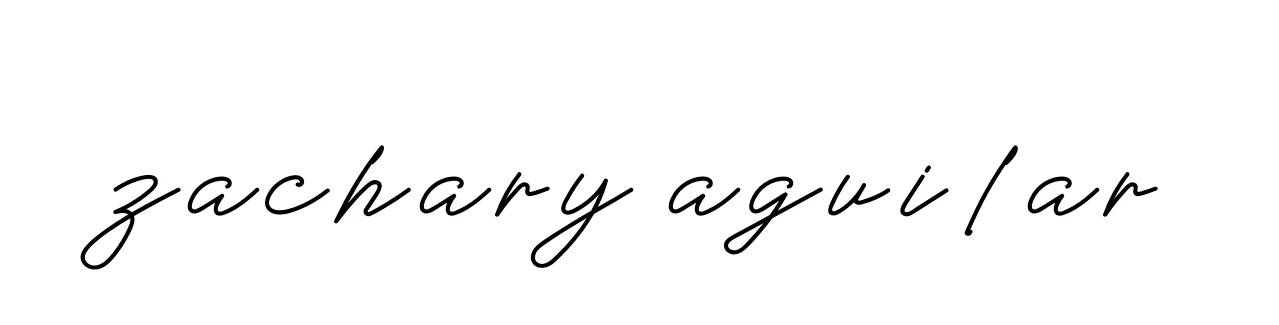 Handwritten Signature for Zachary-aguilar - Style 152 Online