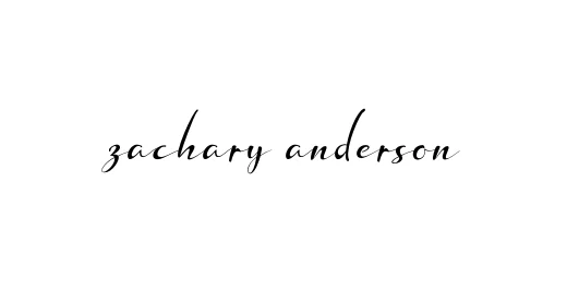Handwritten Signature for Zachary-anderson - Style 132 Online