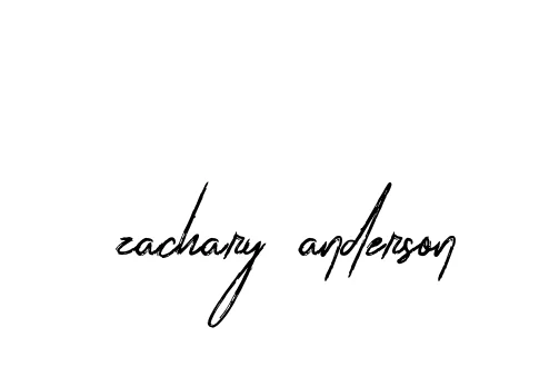 Handwritten Signature for Zachary-anderson - Style 133 Online