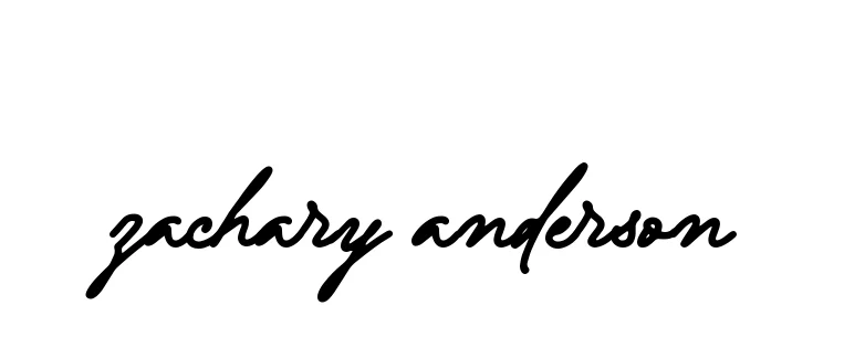 Handwritten Signature for Zachary-anderson - Style 137 Online