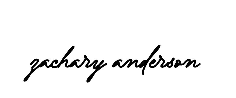 Handwritten Signature for Zachary-anderson - Style 138 Online
