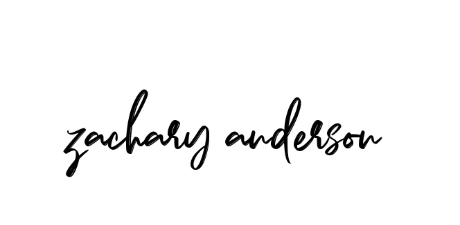 Handwritten Signature for Zachary-anderson - Style 141 Online